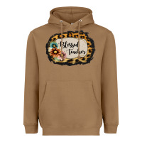 Toasted Coconut Blessed Teacher Heavyweight Hoodie - Jasminsmagicworld