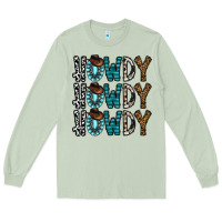 Matcha howdy howdy howdy Long Sleeve Tee - CowhideDigitalArt