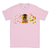 Bubblegum Pink juneteenth afro messy bun libbey glass Classic Tee - HRA Design Shop