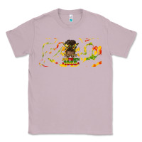Lilac juneteenth afro messy bun libbey glass Classic Tee - HRA Design Shop