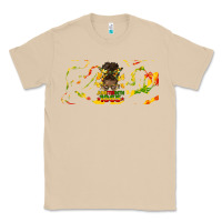Mushroom juneteenth afro messy bun libbey glass Classic Tee - HRA Design Shop