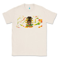 Natural juneteenth afro messy bun libbey glass Classic Tee - HRA Design Shop