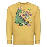 Antique Gold bunny saurus rex Premium Sweatshirt - MaliasSmallBusiness