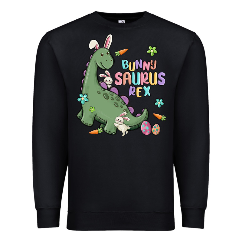 Bunny Saurus Rex Premium Sweatshirt by MaliasSmallBusiness | Teevron