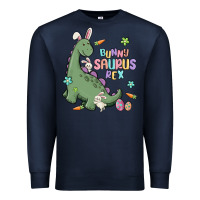 Navy bunny saurus rex Premium Sweatshirt - MaliasSmallBusiness