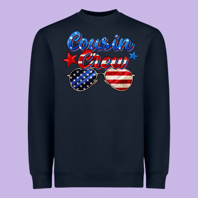 Cousin Crew Heavyweight Sweatshirt Designed By Zillion Design Studio
