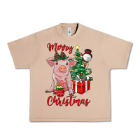Burro merry christmas pig Urban Heavy Tee - RanaPortraitStore
