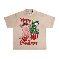 French Oak merry christmas pig Urban Heavy Tee - RanaPortraitStore