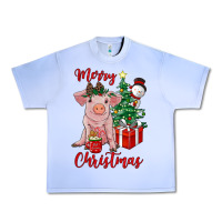 Grape Ice merry christmas pig Urban Heavy Tee - RanaPortraitStore
