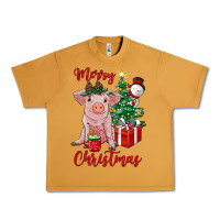 Peanut Butter merry christmas pig Urban Heavy Tee - RanaPortraitStore