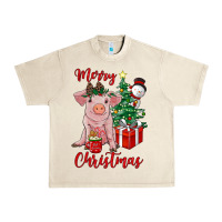 Sandshell merry christmas pig Urban Heavy Tee - RanaPortraitStore