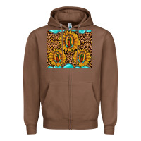 Chestnut our lady of guadalupe Zipper Hoodie - JahusDesignShop