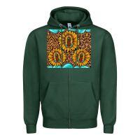 Sports Green our lady of guadalupe Zipper Hoodie - JahusDesignShop