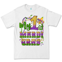 White my first mardi gras glitter fleur de lis Premium Tee - Artiststas