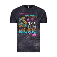 Cloud Black proud member of the bad moms club Vintage Tee - texasbilliewilder