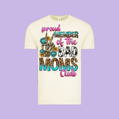 Proud Member Of The Bad Moms Club Vintage Tee Designed By Texasbilliewilder