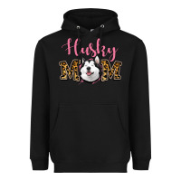 Black Husky Mom Heavyweight Hoodie - Jasminsmagicworld
