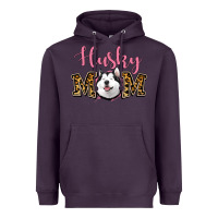 Plum Husky Mom Heavyweight Hoodie - Jasminsmagicworld