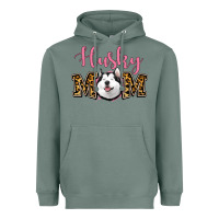 Sage Husky Mom Heavyweight Hoodie - Jasminsmagicworld