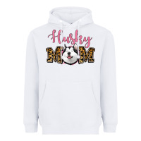 White Husky Mom Heavyweight Hoodie - Jasminsmagicworld