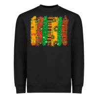 Black black history brushstroke Heavyweight Sweatshirt - texasbilliewilder