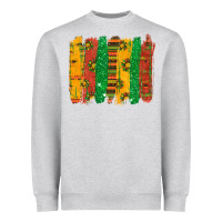 Heather Grey black history brushstroke Heavyweight Sweatshirt - texasbilliewilder
