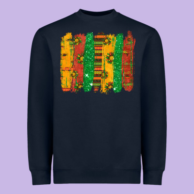 Heavyweight Sweatshirt black history brushstroke