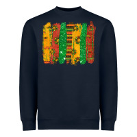 Navy black history brushstroke Heavyweight Sweatshirt - texasbilliewilder