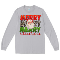 Moon Dust Merry Christmas Santa Long Sleeve Tee - FaDigitalArtStudio