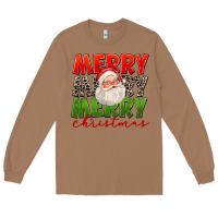 Toasted Coconut Merry Christmas Santa Long Sleeve Tee - FaDigitalArtStudio