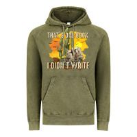 Vintage Olive thats one book i didnt write tbw Vintage Hoodie - texasbilliewilder