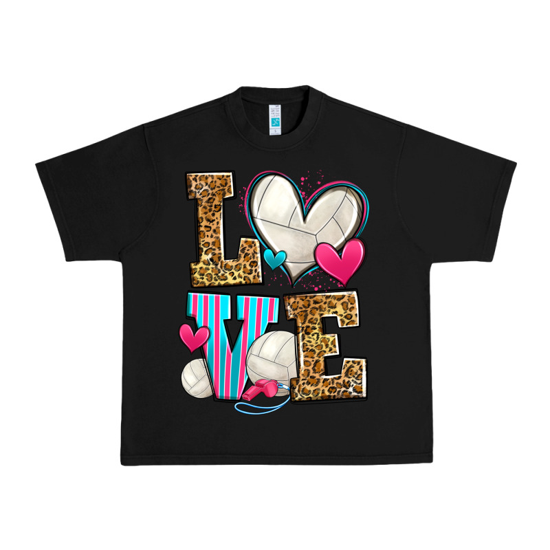 Love Volleyball Urban Heavy Tee by Zillion Design Studio | Teevron