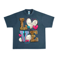 Midnight Navy love volleyball Urban Heavy Tee - Zillion Design Studio