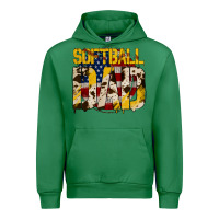 Emerald American Softball Dad Urban Hoodie - Bettercallsaul