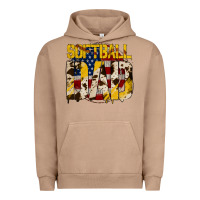 Pigment Burro American Softball Dad Urban Hoodie - Bettercallsaul