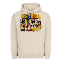 Pigment French Oak American Softball Dad Urban Hoodie - Bettercallsaul