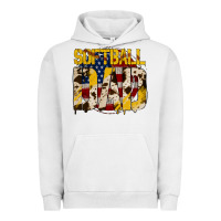 Pigment Lunar Rock American Softball Dad Urban Hoodie - Bettercallsaul