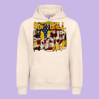 American Softball Dad Urban Hoodie Designed By Bettercallsaul