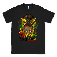 Black free ish since 1865 afro messy bun Classic Tee - HRA Design Shop