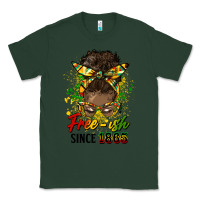 Sports Green free ish since 1865 afro messy bun Classic Tee - HRA Design Shop