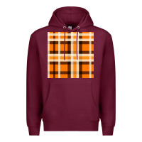 Burgundy tartan seamless pattern bbs Premium Hoodie - BundleAndBundleShop