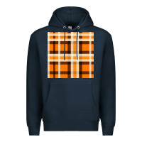 Navy tartan seamless pattern bbs Premium Hoodie - BundleAndBundleShop