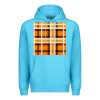 Ocean Blue tartan seamless pattern bbs Premium Hoodie - BundleAndBundleShop