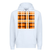White tartan seamless pattern bbs Premium Hoodie - BundleAndBundleShop