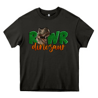 Asphalt Rawr Dinosaur Heavy Core Tee - LillyAllenDesigns