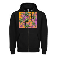 Black dinosaur brontosaurus Zipper Hoodie - Artiststas
