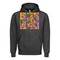 Charcoal Heather dinosaur brontosaurus Zipper Hoodie - Artiststas