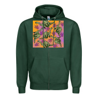 Sports Green dinosaur brontosaurus Zipper Hoodie - Artiststas