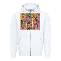 White dinosaur brontosaurus Zipper Hoodie - Artiststas