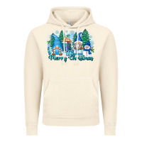 Vintage Artic merry christmas snowman gnomes Vintage Hoodie - Zillion Design Studio